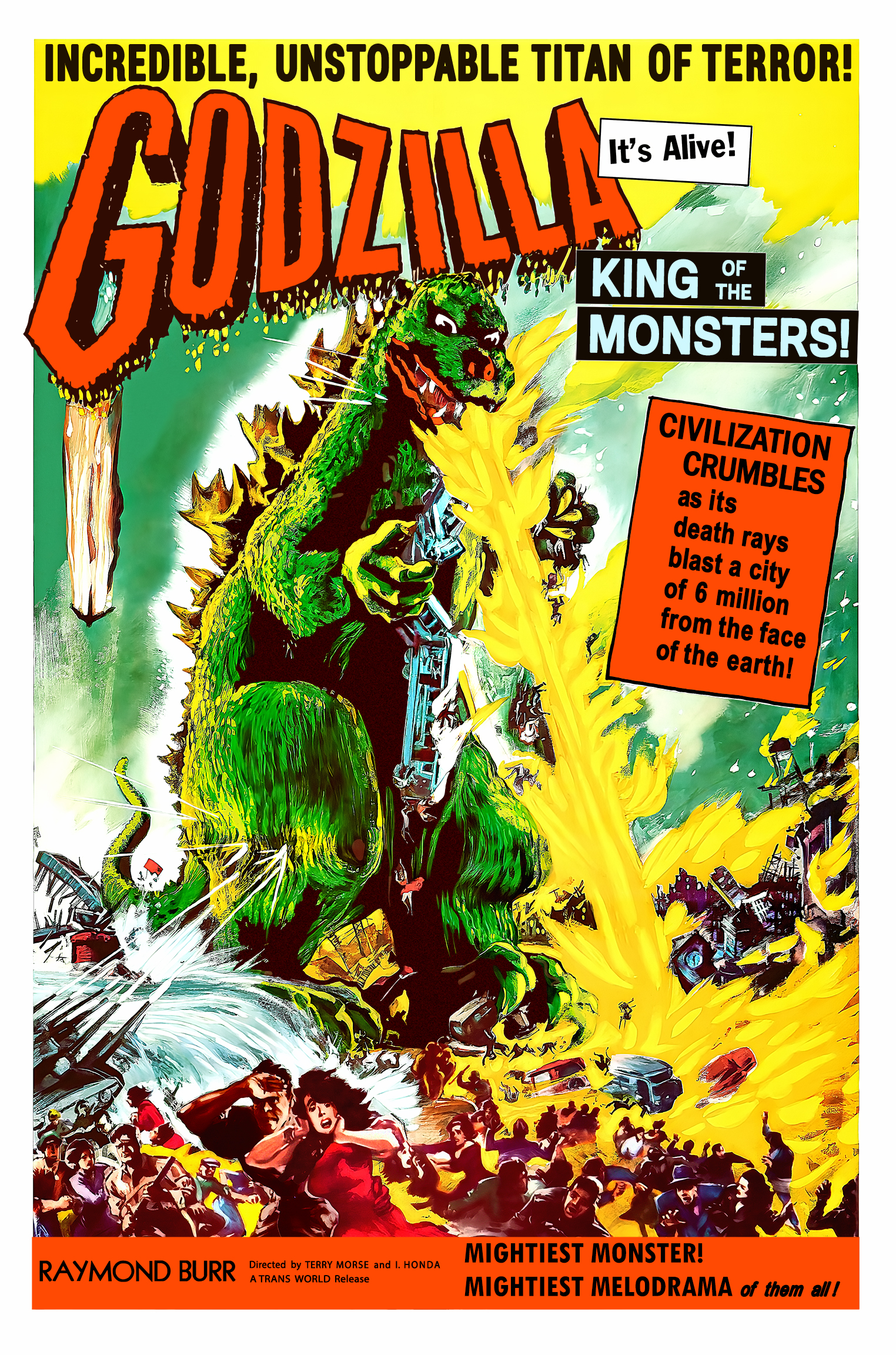 Godzilla 1956 One Sheet 1 after