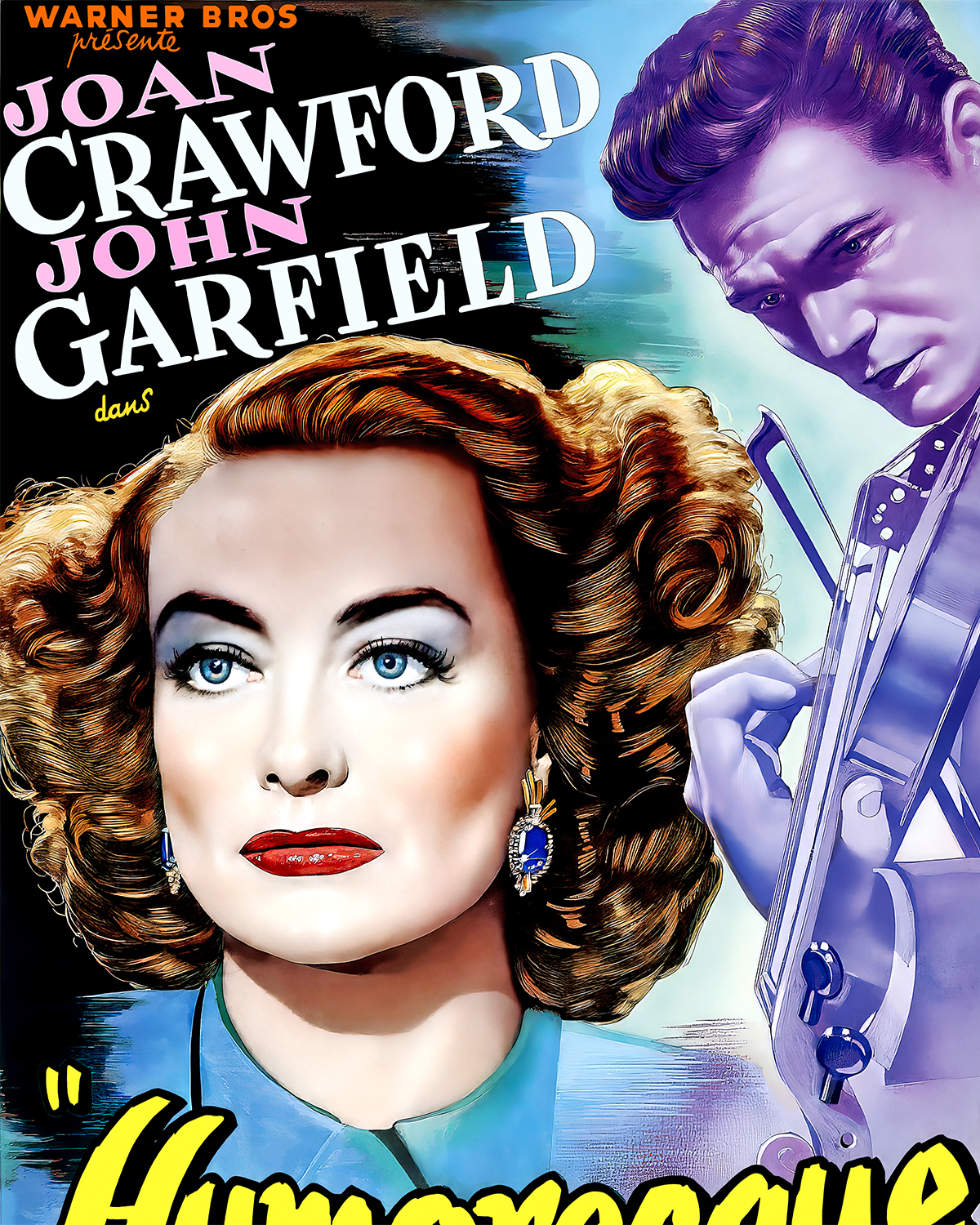 Humoresque 1947 Window Card 1 after