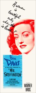 Digitally restored Mr. Skeffington movie poster starring Bette Davis and Claude Rains - The Movie Poster Store
