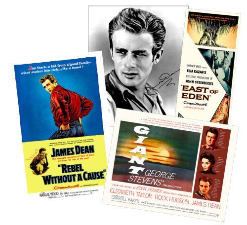 The Films of James Dean: A Big Three Poster Bundle