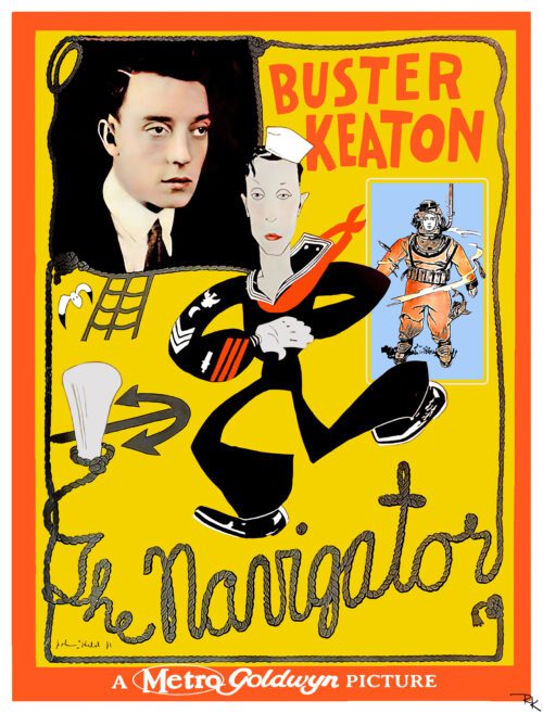 "The Navigator" starring Buster Keaton