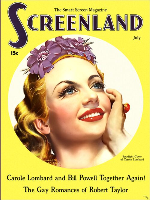 Carole Lombard Screenland Magazine (July, 1935)