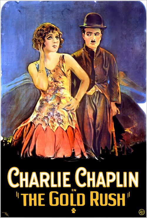 "The Gold Rush" starring Charlie Chaplin