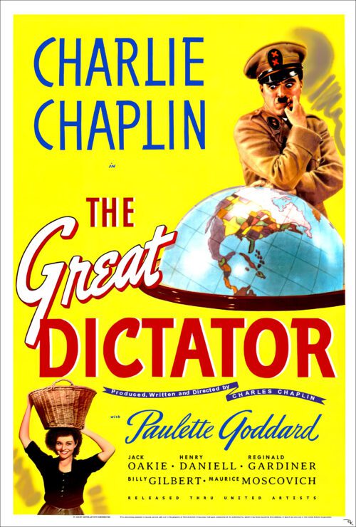 "The Great Dictator" starring Charlie Chaplin