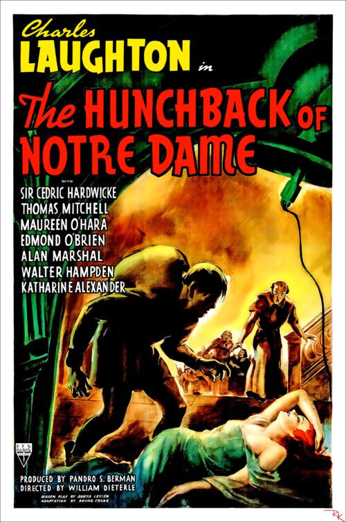 "The Hunchback of Notre Dame" starring Charles Laughton and Maureen O'Hara