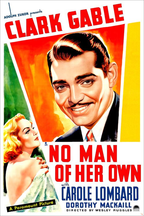 "No Man of Her Own" starring Clark Gable and Carole Lombard