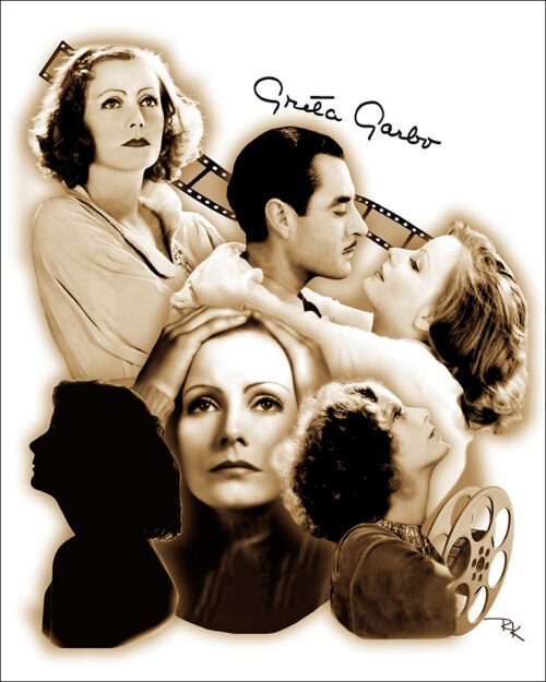 Greta Garbo Collage