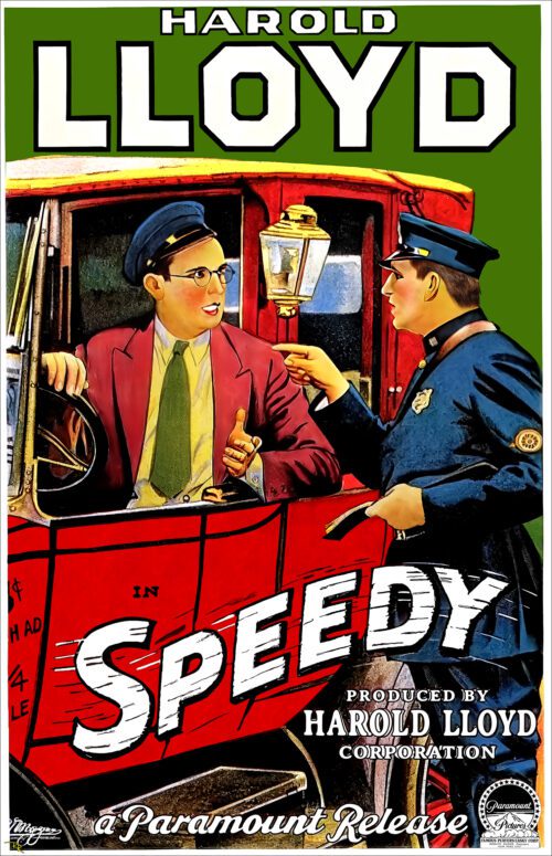 "Speedy" starring Harold Lloyd