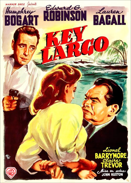 Digitally restored Key Largo starring Humphrey Bogart and Lauren Bacall -The Movie Poster Store
