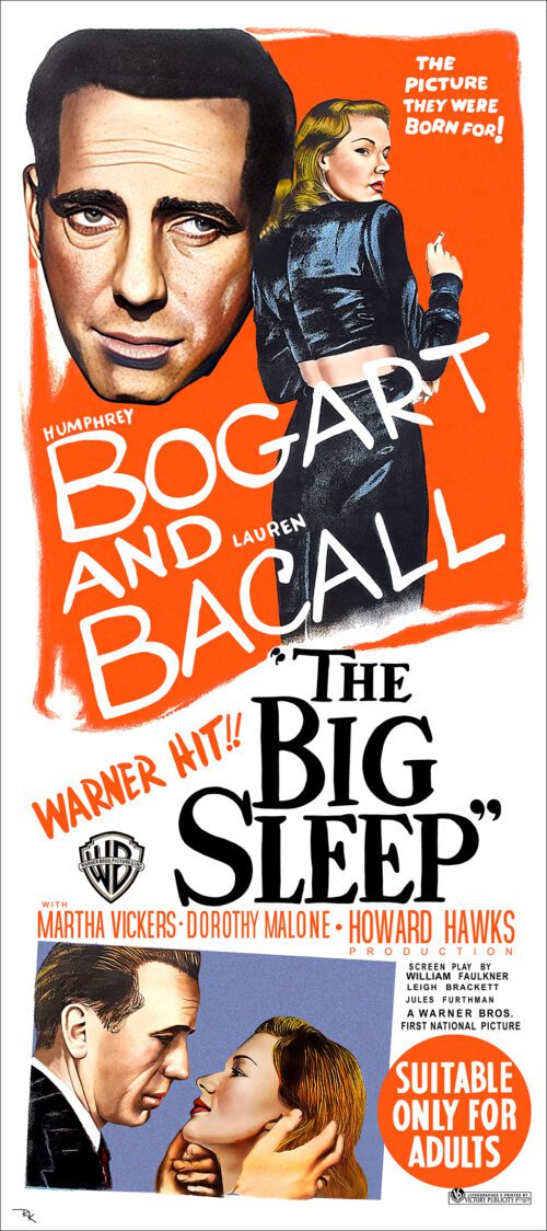 "The Big Sleep" starring Humphrey Bogart and Lauren Bacall