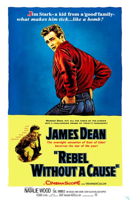 "Rebel Without a Cause" starring James Dean