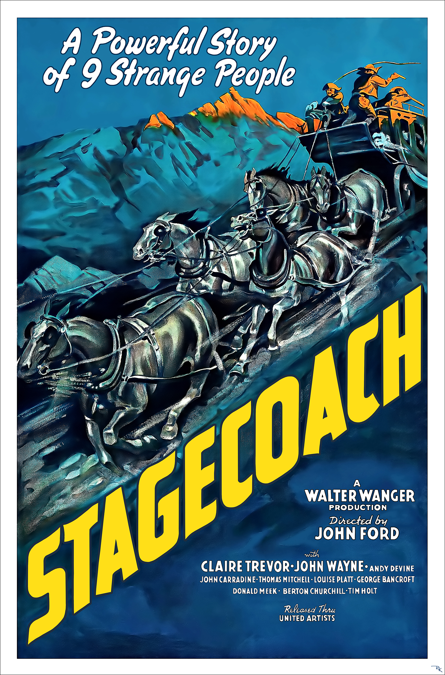 "Stagecoach" <br>starring John Wayne <br>directed by John Ford (2) "Stagecoach" <br>starring John Wayne <br>directed by John Ford (2)