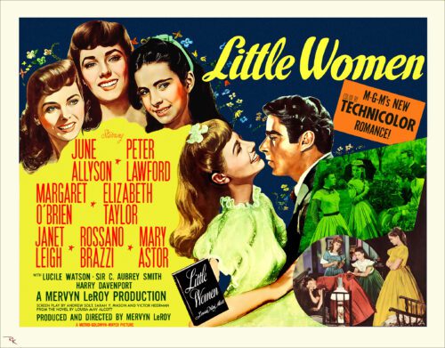 "Little Women" starring June Allyson, Margaret O'Brien, and Elizabeth Taylor