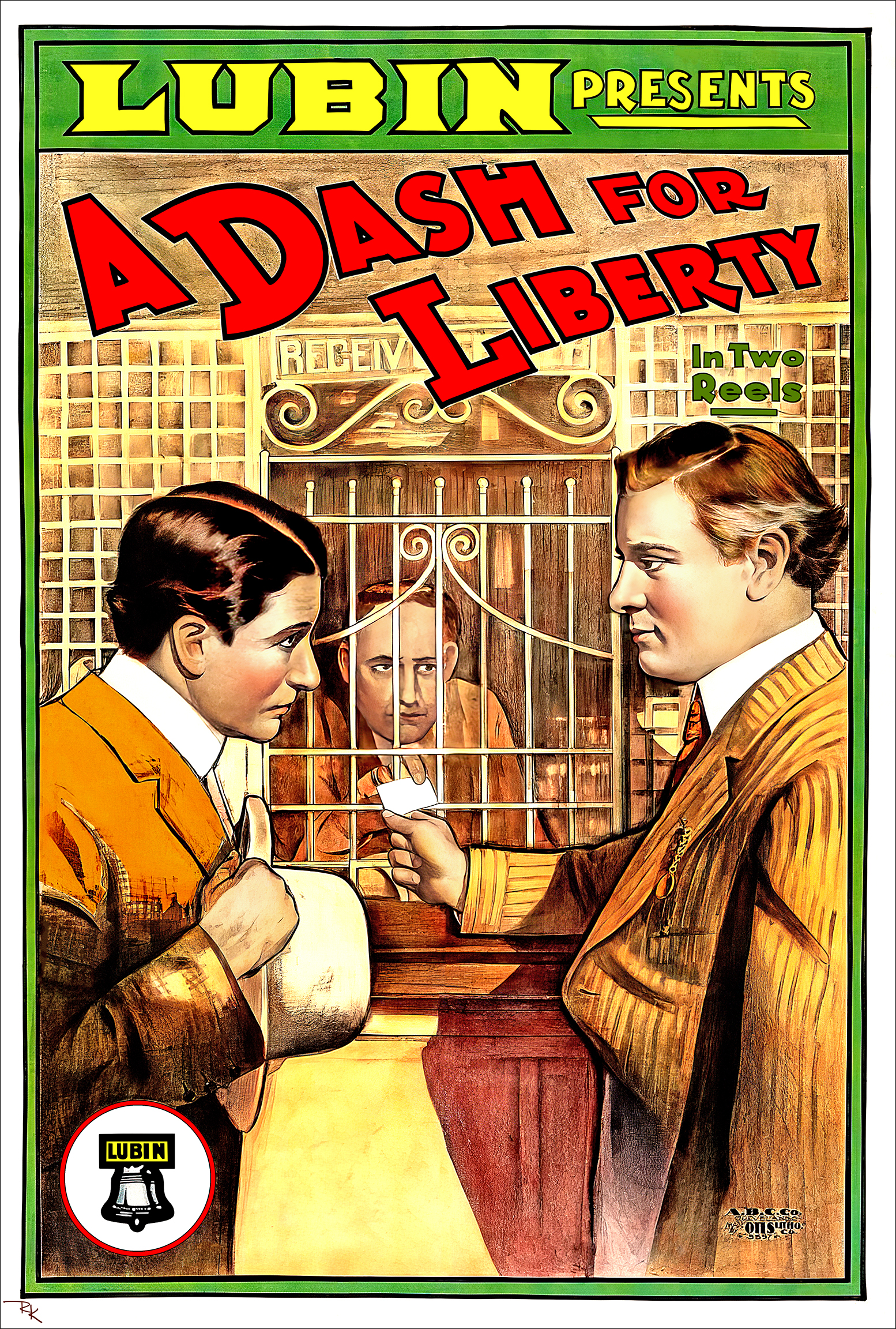 : Digitally restored A Dash for Liberty movie poster - The Movie Poster Store