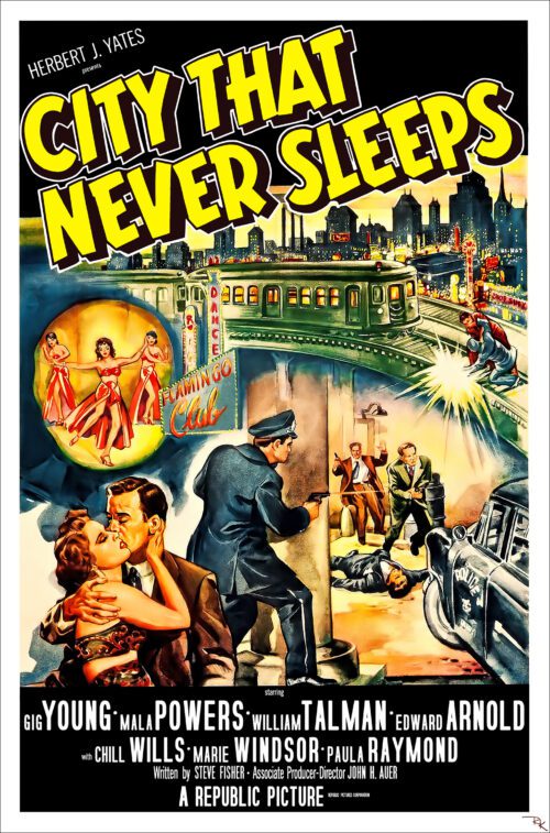 "City That Never Sleeps" produced at Republic Pictures Studios