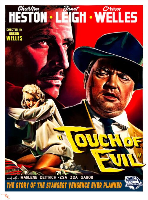 "Touch of Evil" directed by and starring Orson Welles