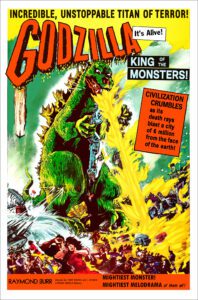 "Godzilla" starring Raymond Burr