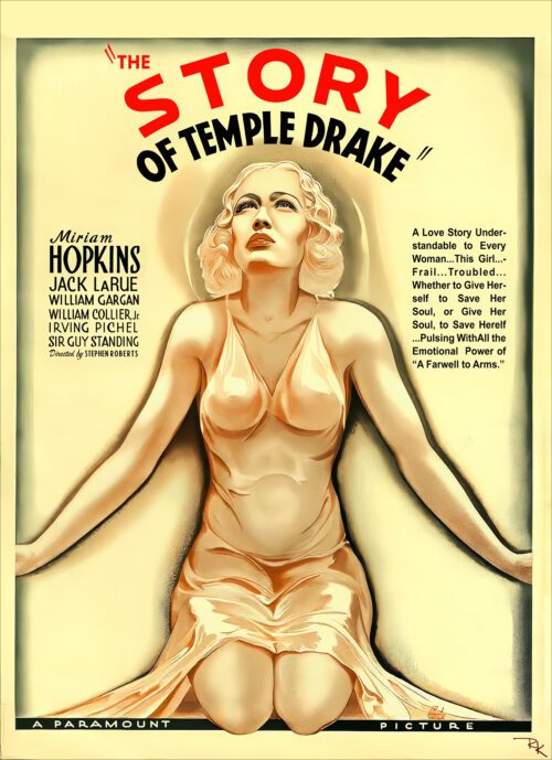 "The Story of Temple Drake" starring Miriam Hopkins