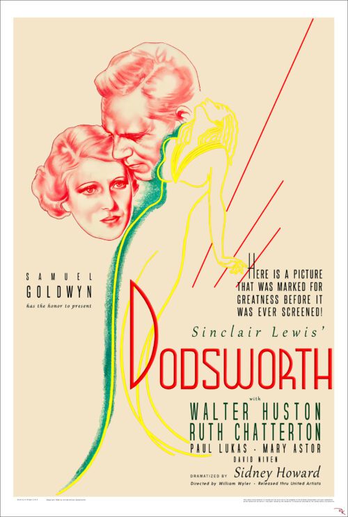 "Dodsworth" starring Walter Huston and Mary Astor